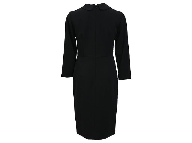 Autre Marque N 21 Brocade Midi Langarmkleid aus grünem Polyester - Ansicht 3