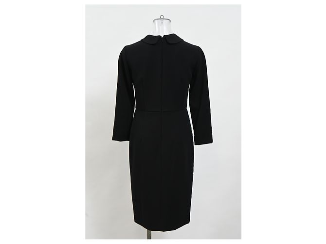 Autre Marque N 21 Brocade Midi Langarmkleid aus grünem Polyester - Ansicht 8