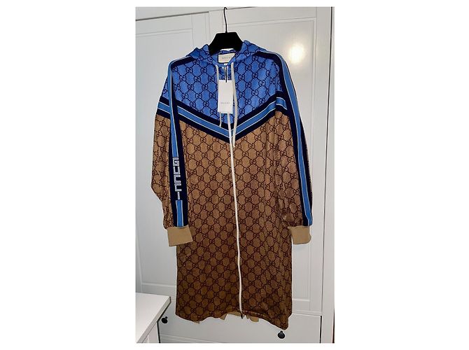 Chaqueta Gucci GG Technical Jersey marrón Castaño - vista 2