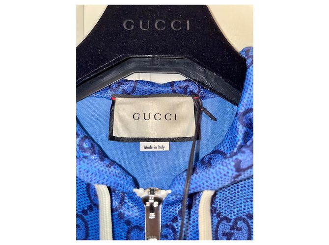 Chaqueta Gucci GG Technical Jersey marrón Castaño - vista 4