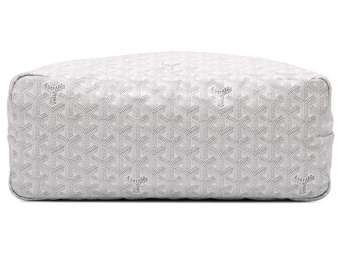 Goyard Hobo Boheme in Goyardine Bianca Bianco - vista 3