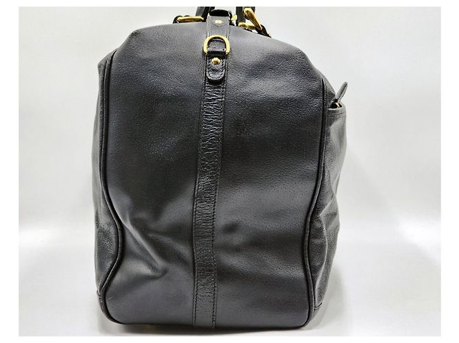 Borsa da viaggio weekend Boston vintage Gucci Nero - vista 4