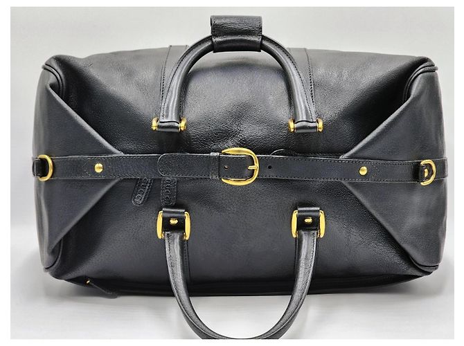 Borsa da viaggio weekend Boston vintage Gucci Nero - vista 5
