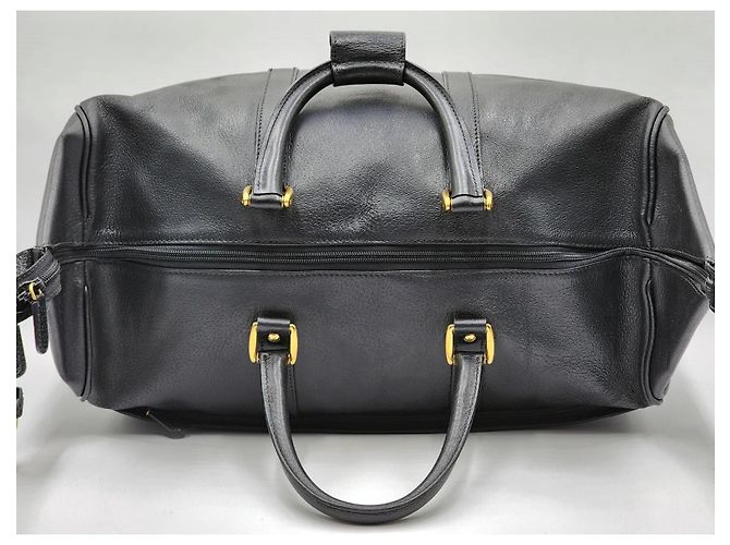 Borsa da viaggio weekend Boston vintage Gucci Nero - vista 6