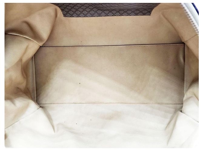 Céline Borsa da viaggio Boston Duffel Triomphe di Celine Macadam Beige - vista 14