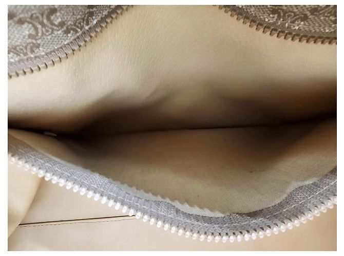 Céline Borsa da viaggio Boston Duffel Triomphe di Celine Macadam Beige - vista 16
