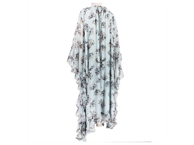 Erdem Darance Floral Maxi Kleid Blau - Ansicht 4