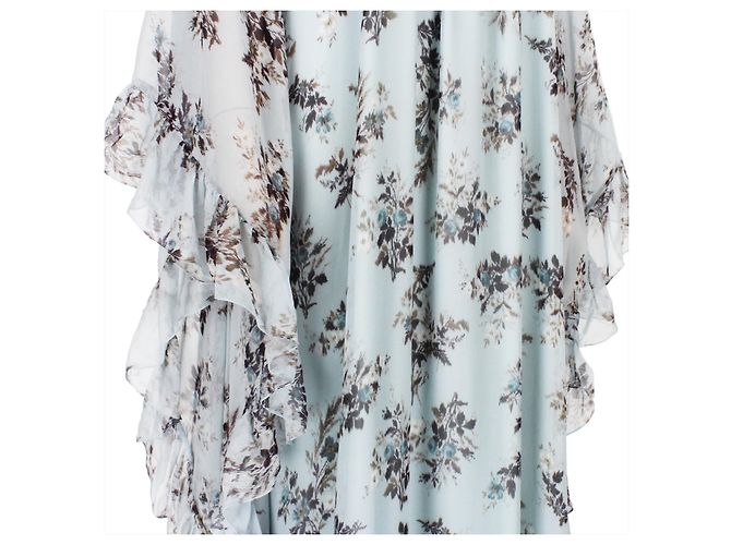 Erdem Darance Floral Maxi Kleid Blau - Ansicht 8