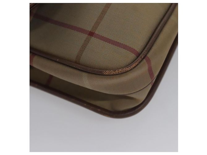 Autre Marque Borsa a Spalla Burberrys Nova Check in Tela Beige Oro Auth bs23438 D'oro - vista 9
