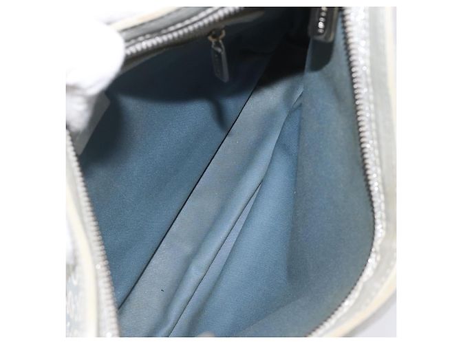 Céline Celine C Macadam Canvas Schultertasche Grau Auth JB071 Braun - Ansicht 11