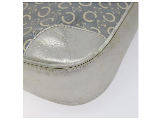 Céline Celine C Macadam Canvas Schultertasche Grau Auth JB071 Braun - Ansicht 16