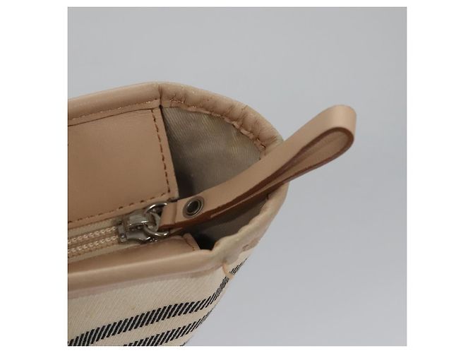 Borsa a mano BURBERRY in tela beige Auth ti2859 - vista 11