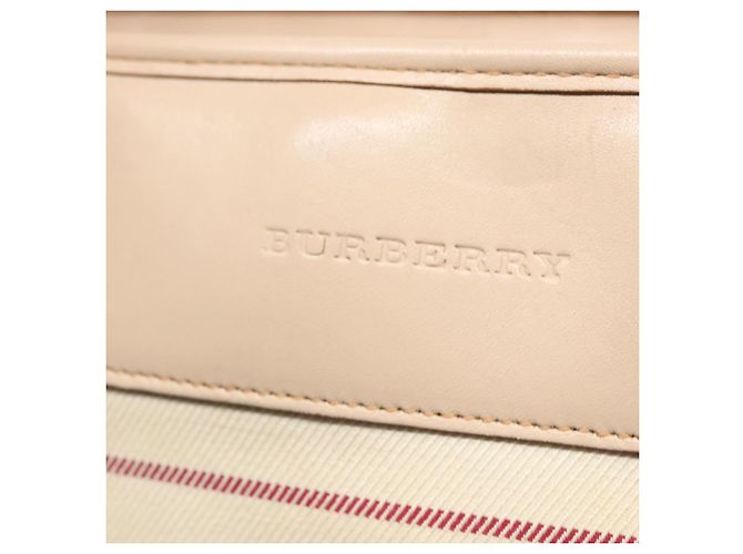 Borsa a mano BURBERRY in tela beige Auth ti2859 - vista 17