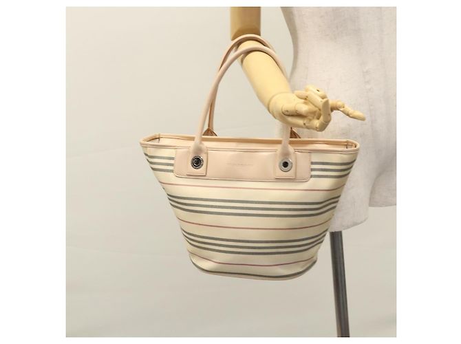 Borsa a mano BURBERRY in tela beige Auth ti2859 - vista 23