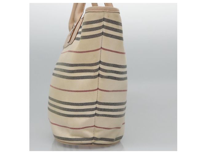 Borsa a mano BURBERRY in tela beige Auth ti2859 - vista 4