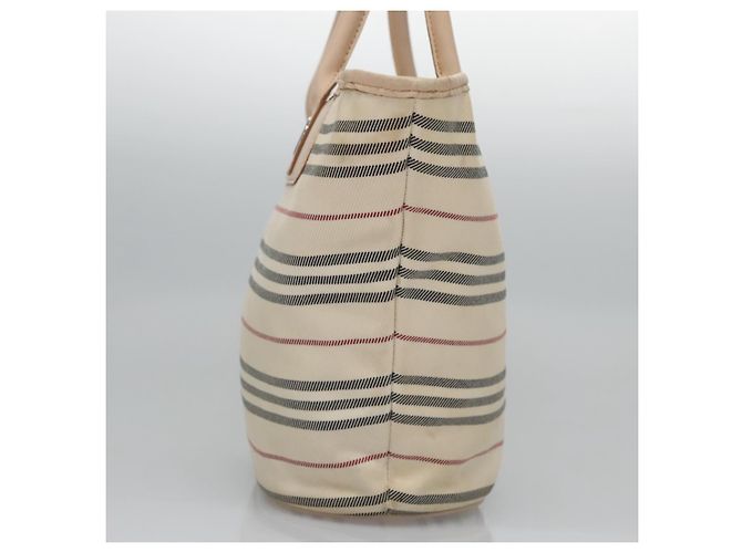 Borsa a mano BURBERRY in tela beige Auth ti2859 - vista 5