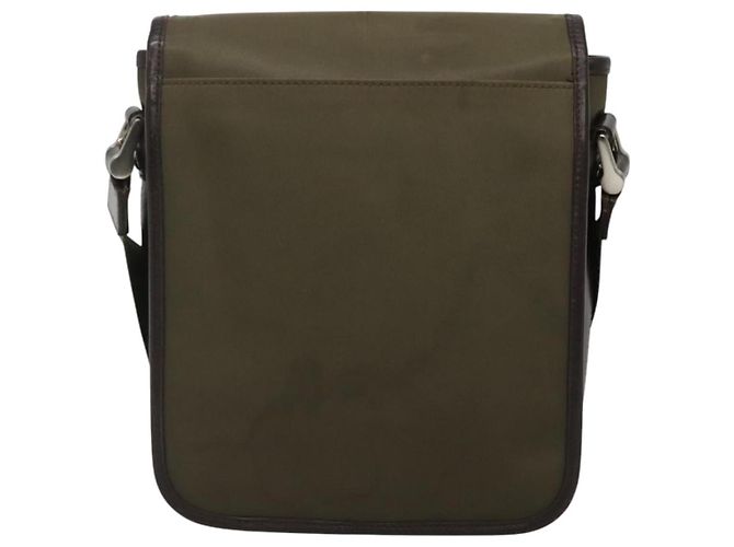 Borsa a spalla in nylon khaki Auth ti2863 di BURBERRY Cachi - vista 2