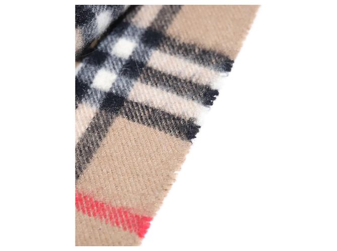 Autre Marque Sciarpa in cashmere Nova Check di Burberrys marrone Auth am7873 - vista 7