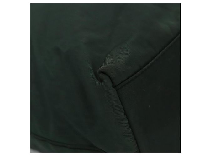 PRADA Borsa a mano in nylon plastico khaki argento Auth bs23618 Cachi - vista 9