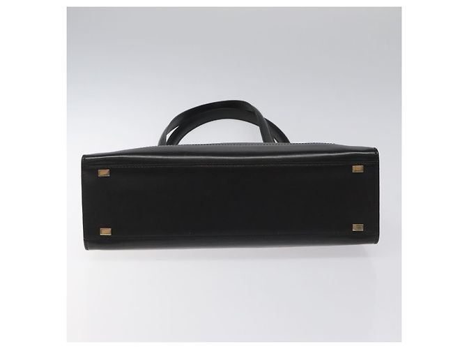Céline Borsa a spalla in tela Macadam CELINE in pelle PVC nera e dorata Auth MY004 Nero D'oro - vista 5