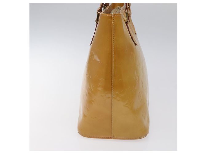 LOUIS VUITTON Monogram Vernis Borsa a Mano Houston Beige M91004 LV Auth 112869 - vista 3