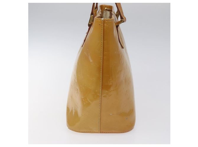 LOUIS VUITTON Monogram Vernis Borsa a Mano Houston Beige M91004 LV Auth 112869 - vista 4