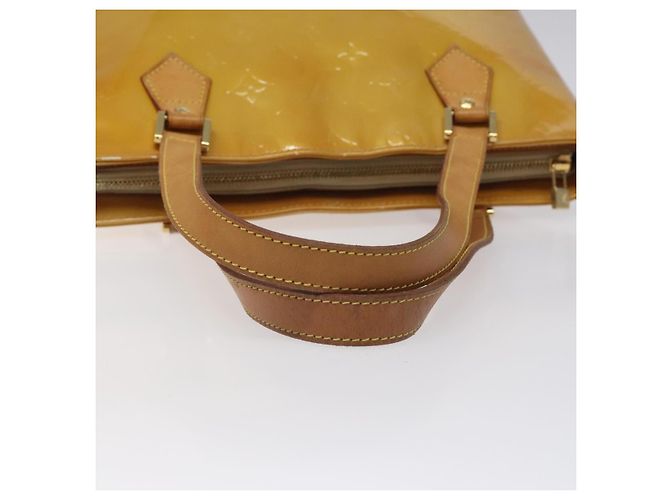 LOUIS VUITTON Monogram Vernis Borsa a Mano Houston Beige M91004 LV Auth 112869 - vista 7