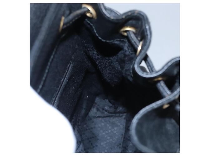 Bamboo Zaino GUCCI in pelle scamosciata nera e oro 003 1705 0030 Auth nb031 Nero D'oro - vista 28
