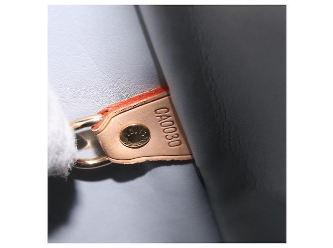 LOUIS VUITTON Monogram Vernis Houston Bolsa de Mão Cinza M91053 LV Auth BA339 - vista 12