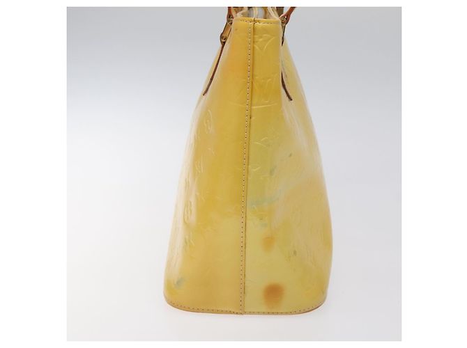 LOUIS VUITTON Monogram Vernis Houston Bolsa de Mão Cinza M91053 LV Auth BA339 - vista 3