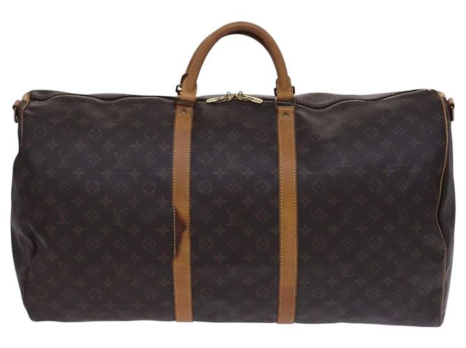 LOUIS VUITTON Monogram Keepall Bandouliere 60 Borsa Boston M41412 LV Auth BD227 Monogramma - vista 13