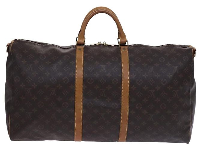 LOUIS VUITTON Monogram Keepall Bandouliere 60 Borsa Boston M41412 LV Auth BD227 Monogramma - vista 2