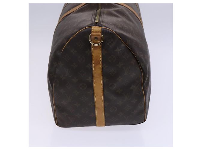 LOUIS VUITTON Monogram Keepall Bandouliere 60 Borsa Boston M41412 LV Auth BD227 Monogramma - vista 3