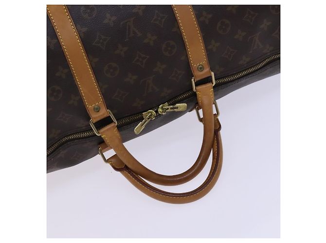 LOUIS VUITTON Monogram Keepall Bandouliere 60 Borsa Boston M41412 LV Auth BD227 Monogramma - vista 7