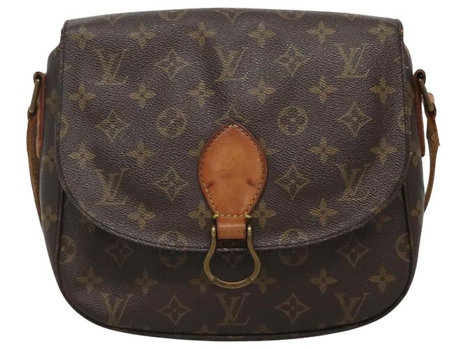 LOUIS VUITTON Monogram Saint Cloud GM Borsa a Spalla M51242 LV Auth nb150 Monogramma - vista 13