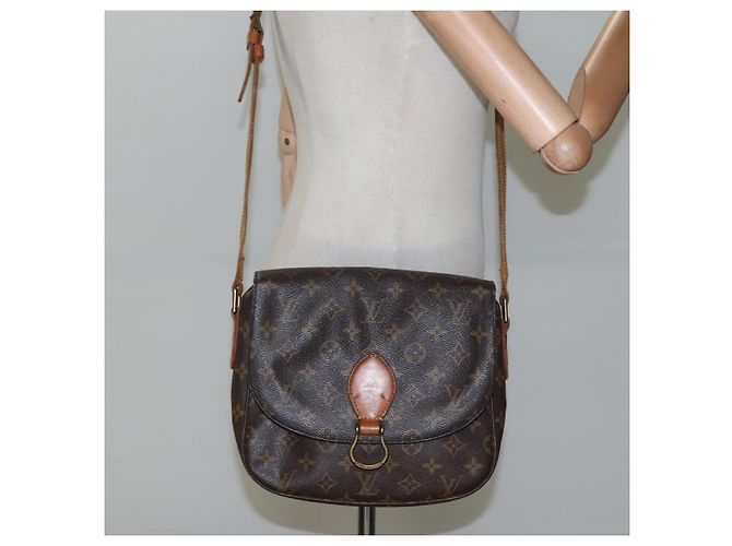 LOUIS VUITTON Monogram Saint Cloud GM Borsa a Spalla M51242 LV Auth nb150 Monogramma - vista 25