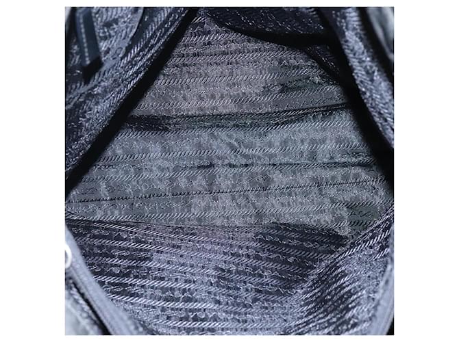 PRADA Borsa Tote Nylon Nera Auth IN035 Nero - vista 10