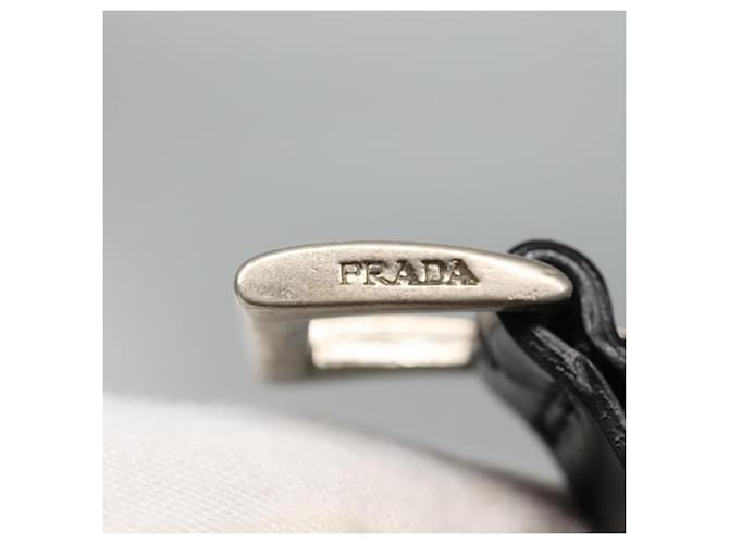 PRADA Borsa Tote Nylon Nera Auth IN035 Nero - vista 9