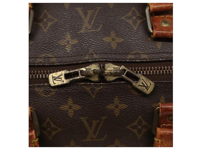 LOUIS VUITTON Monogram Keepall 55 Borsa Boston M41424 LV Auth bs23192 Monogramma - vista 10