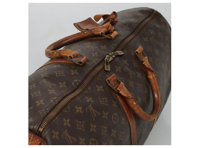 LOUIS VUITTON Monogram Keepall 55 Borsa Boston M41424 LV Auth bs23192 Monogramma - vista 6