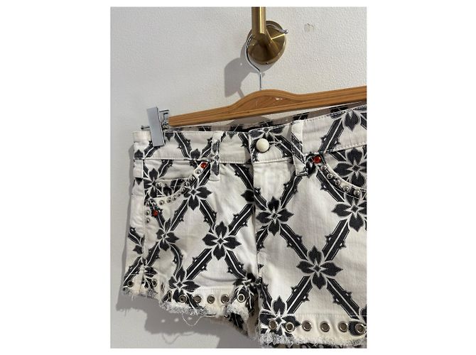 ISABEL MARANT Shorts T.International S Algodón Blanco - vista 3