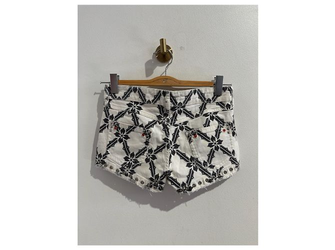 ISABEL MARANT Shorts T.International S Algodón Blanco - vista 5