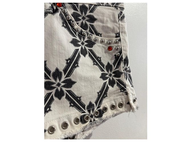ISABEL MARANT Shorts T.International S Algodón Blanco - vista 7