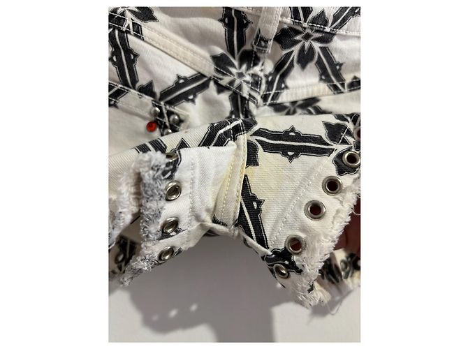 ISABEL MARANT Shorts T.International S Algodón Blanco - vista 9