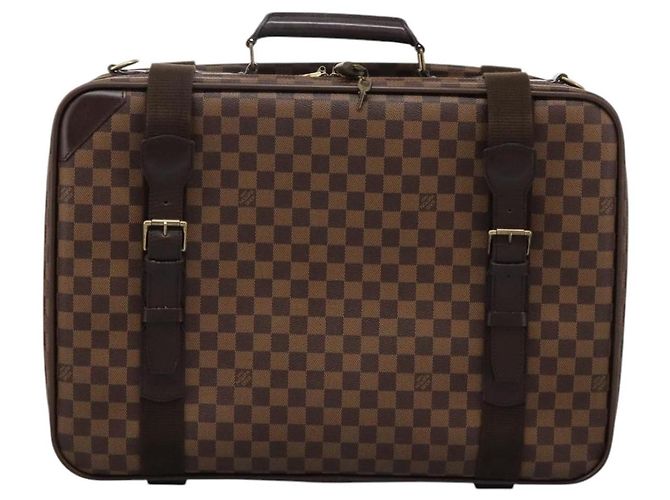 LOUIS VUITTON Trunk Satellite 53 Damier Ebene SPO M23356 LV Auth 115731A - vista 13