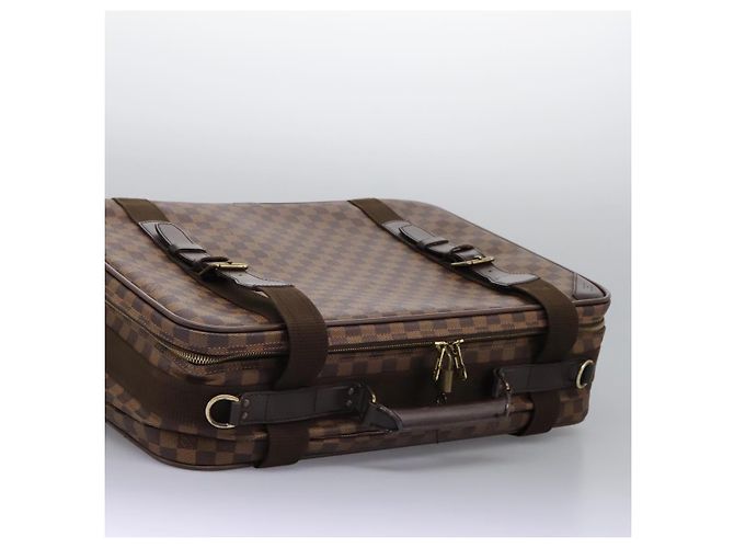 LOUIS VUITTON Trunk Satellite 53 Damier Ebene SPO M23356 LV Auth 115731A - vista 6