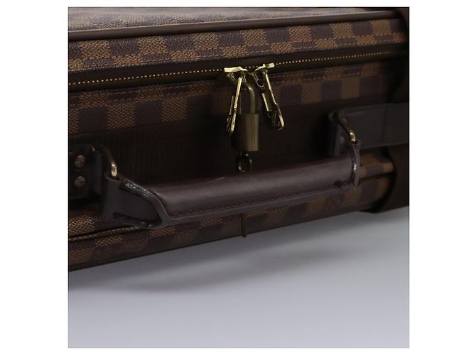 LOUIS VUITTON Trunk Satellite 53 Damier Ebene SPO M23356 LV Auth 115731A - vista 7