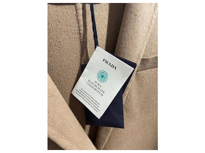 Abrigos PRADA T.International L Lana Camello - vista 5