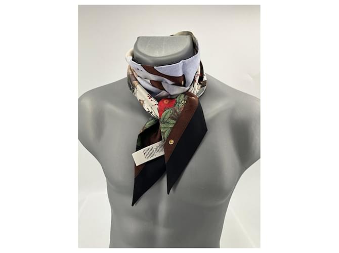 Sciarpa Burberry in seta multicolore - vista 8