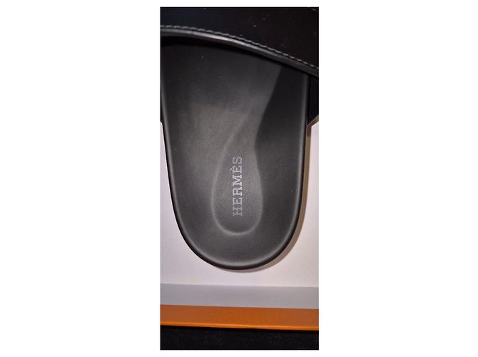 Chypre sandals Hermès Black - view 2